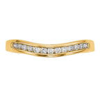 14K Yellow Gold Diamond Band