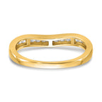 14k 1/5 carat Lab Grown Diamond VS/SI+ G+ Complete Fashion Band