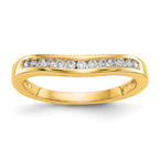 18K yellow Gold Diamond Band