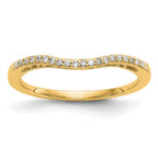 14K Yellow Gold Diamond Band