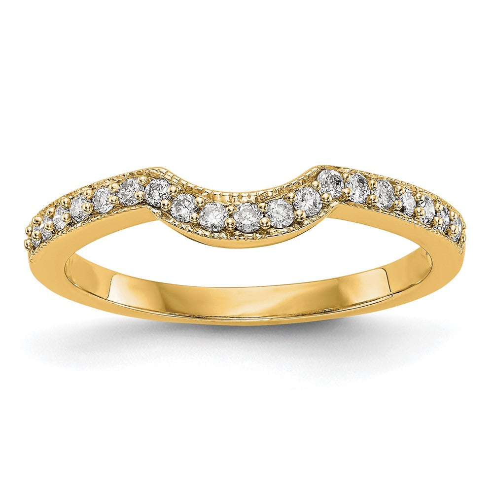 14K Yellow Gold Diamond Band