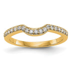 14K Yellow Gold Diamond Band