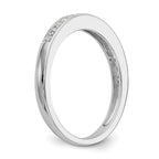 14K White Gold 1/8 carat Complete Diamond Band