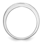 14K White Gold 1/6 carat Complete Diamond Band