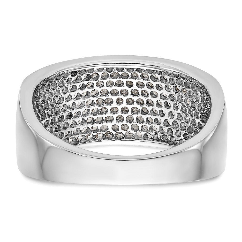 14K White Gold Micro Pave 1 carat Complete Diamond Band