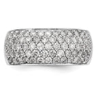 True Origin 14K White Gold 1 5/8 carat Lab Grown Diamond VS+ F+ Complete Band