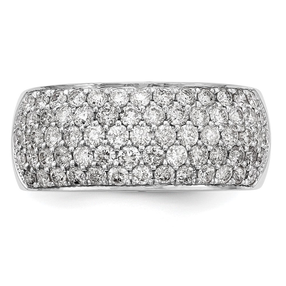 True Origin 14K White Gold 1 5/8 carat Lab Grown Diamond VS+ F+ Complete Band