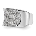 14K White Gold Micro Pave 1 carat Complete Diamond Band