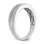 14K White Gold 1/2 carat Complete Diamond Band