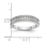 14K White Gold 1/2 carat Complete Diamond Band