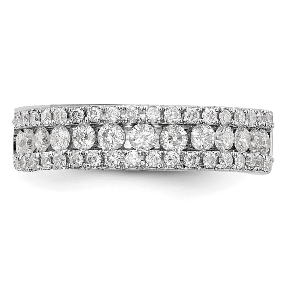 14K White Gold 1 carat Complete Diamond Band