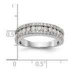 14K White Gold 1 carat Complete Diamond Band