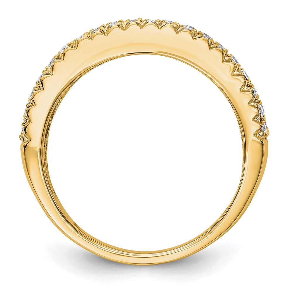 14K Yellow Gold Diamond Band