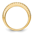 14K Yellow Gold Diamond Band