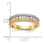 14K Yellow Gold Diamond Band