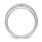 14K White Gold Channel-set 5/8 carat Complete Diamond Band