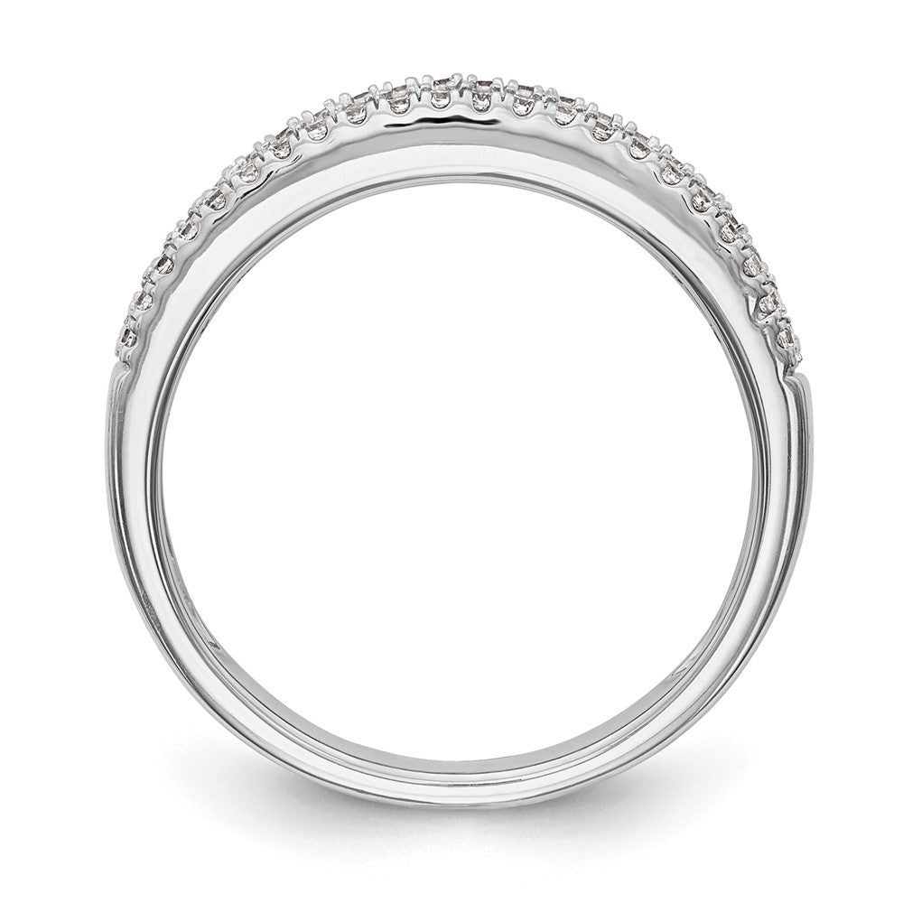 14K White Gold Channel-set 5/8 carat Complete Diamond Band