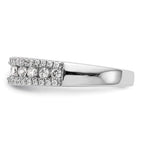 14K White Gold Channel-set 5/8 carat Complete Diamond Band