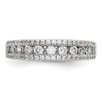 14K White Gold Channel-set 5/8 carat Complete Diamond Band