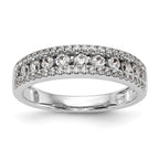 14K White Gold Channel-set 5/8 carat Complete Diamond Band