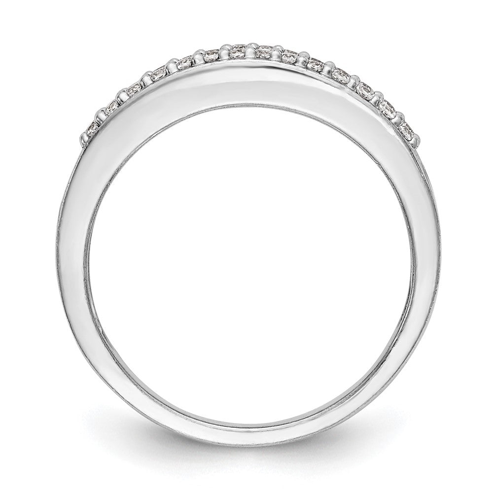 14K White Gold 7/8 carat Complete Diamond Band