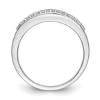 14K White Gold 7/8 carat Complete Diamond Band