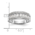 14K White Gold 7/8 carat Complete Diamond Band