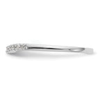 True Origin 14K White Gold 1/5 carat Lab Grown Diamond VS+ F+ Set of Two Complete Wedding Bands