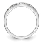 True Origin 14K White Gold 3/8 carat Lab Grown Diamond VS+ F+ Set of Two Complete Wedding Bands