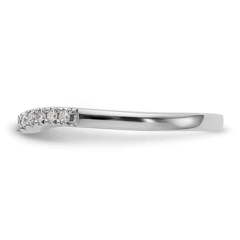 True Origin 14K White Gold 3/8 carat Lab Grown Diamond VS+ F+ Set of Two Complete Wedding Bands
