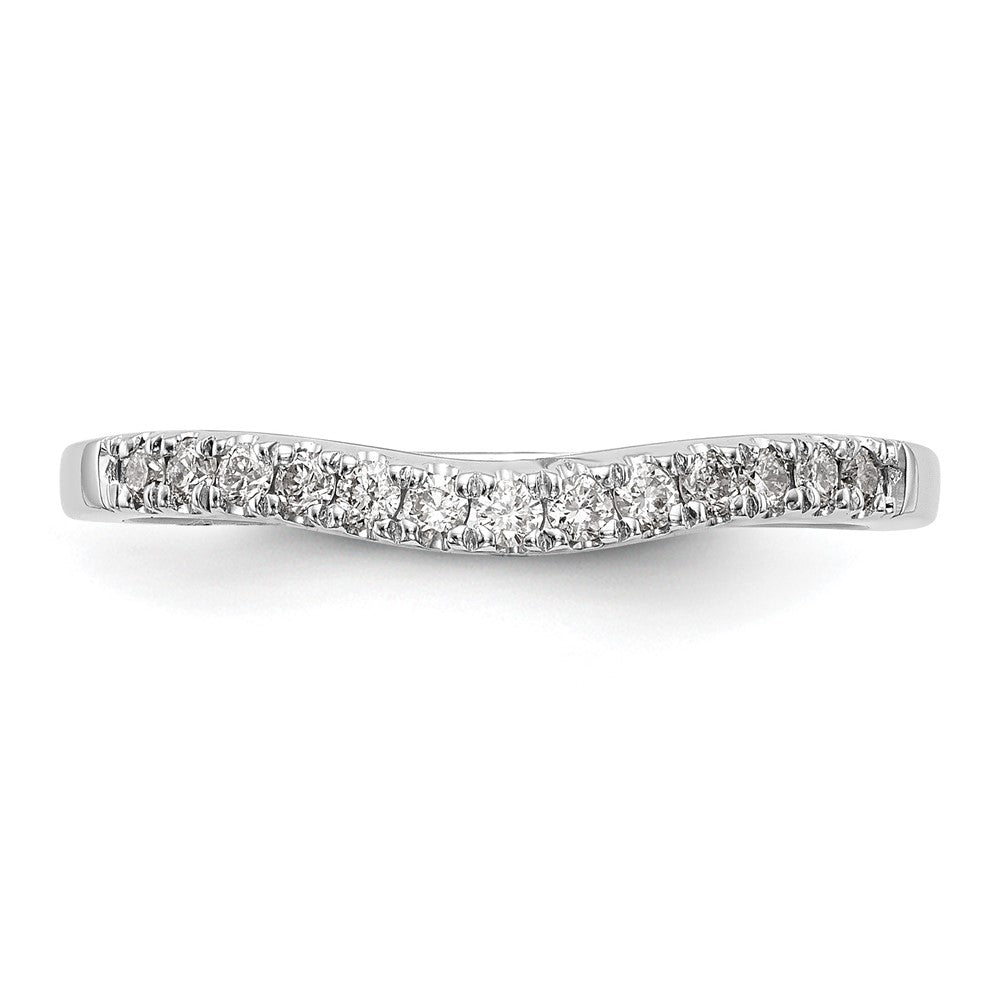 True Origin 14K White Gold 3/8 carat Lab Grown Diamond VS+ F+ Set of Two Complete Wedding Bands