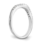 True Origin 14K White Gold 3/8 carat Lab Grown Diamond VS+ F+ Set of Two Complete Wedding Bands