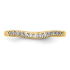 14K Set of Two Yellow Gold Diamond Bands