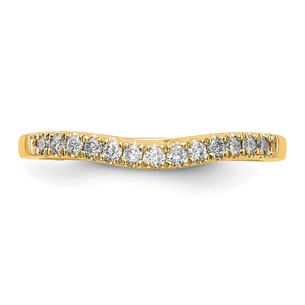 14K Set of Two Yellow Gold Diamond Bands