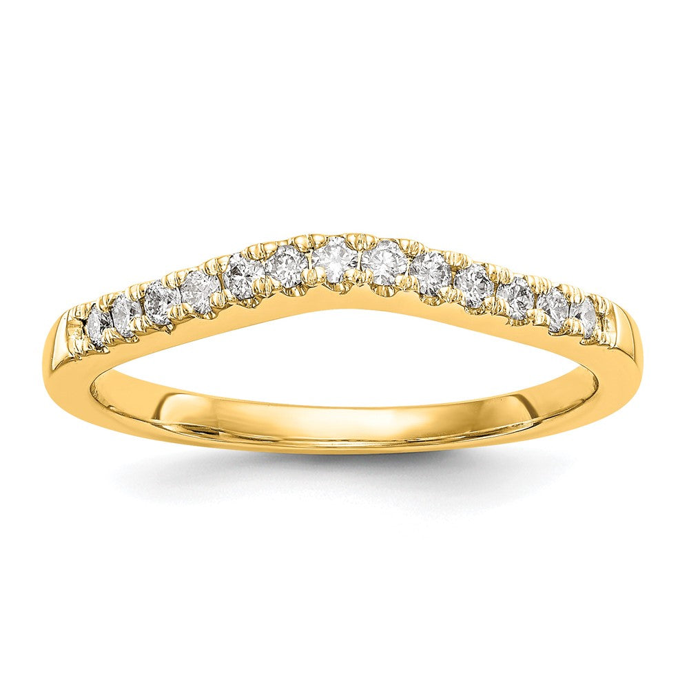 14K Set of Two Yellow Gold Diamond Bands