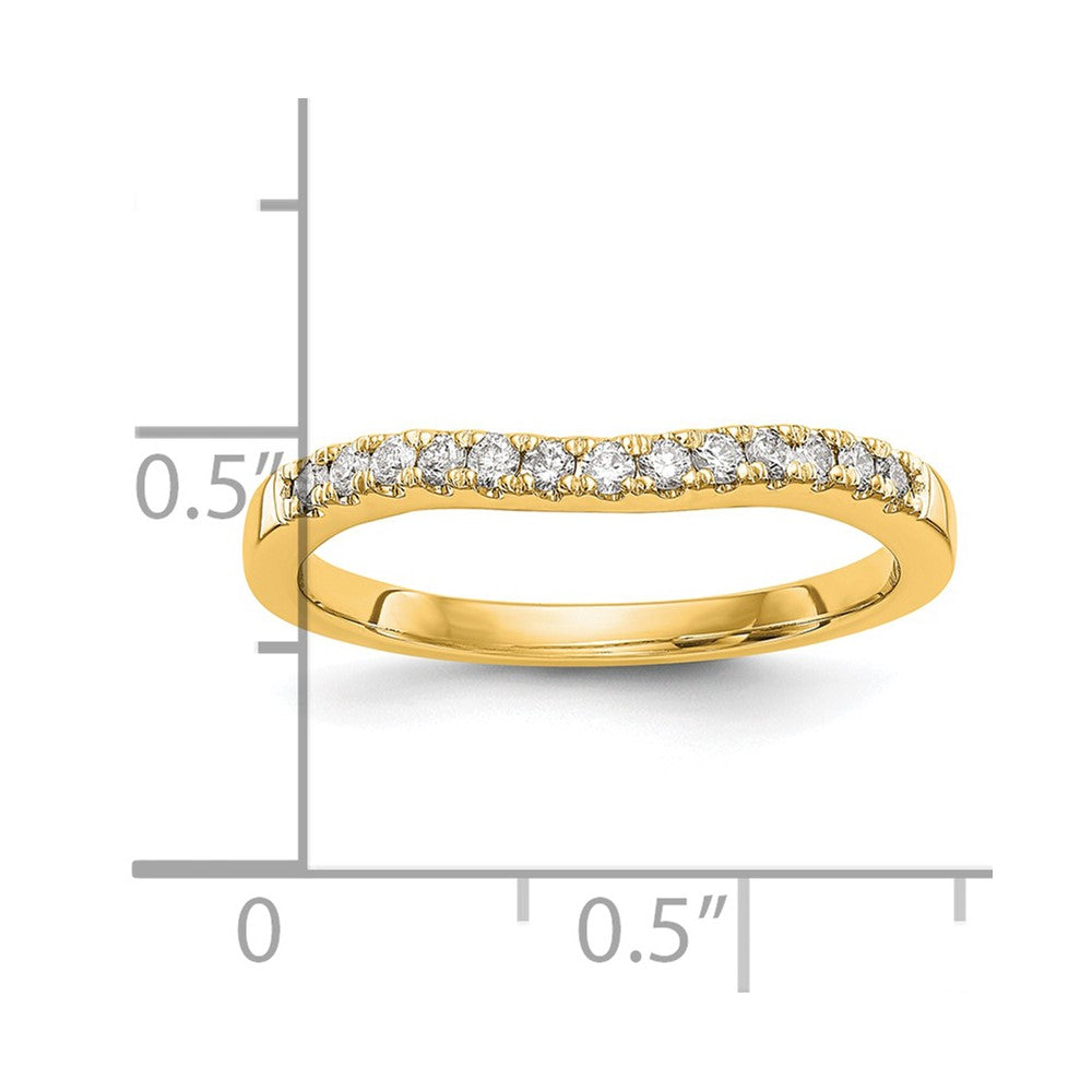 14K Set of Two Yellow Gold Diamond Bands