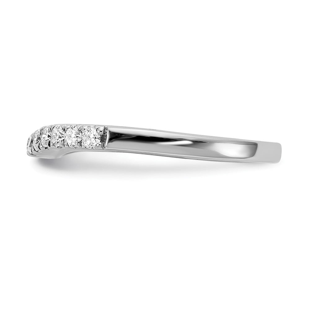 True Origin 14K White Gold 5/8 carat Lab Grown Diamond VS+ F+ Set of Two Complete Wedding Bands