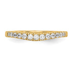 14K Yellow Gold Set of 2 Diamond Bands