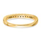 14K Yellow Gold Set of 2 Diamond Bands