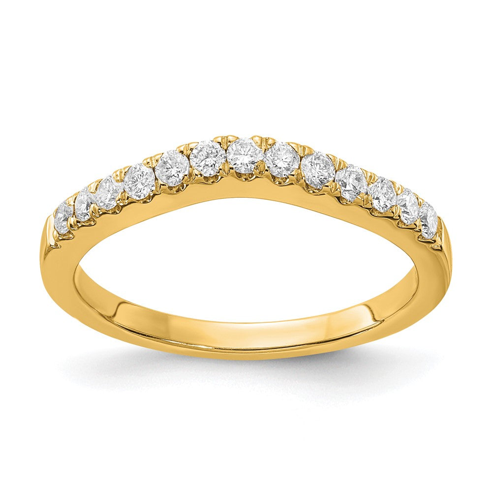 14K Yellow Gold Set of 2 Diamond Bands