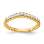 14K Yellow Gold Set of 2 Diamond Bands