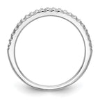 True Origin 14K White Gold 1/6 carat Lab Grown Diamond VS+ F+ Complete Wedding Band