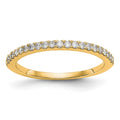 14K Yellow Gold Diamond Band