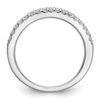 14K White Gold 1/3 carat Diamond Complete Wedding Band
