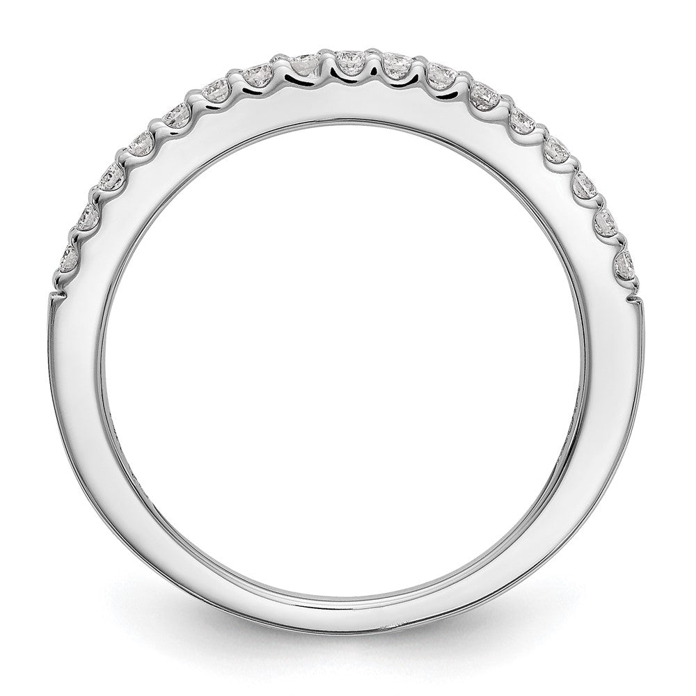 14K White Gold 1/3 carat Diamond Complete Wedding Band