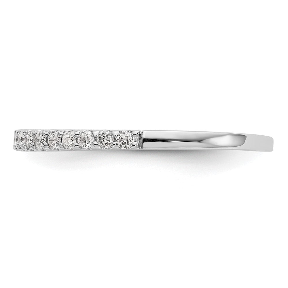 14K White Gold 1/3 carat Diamond Complete Wedding Band
