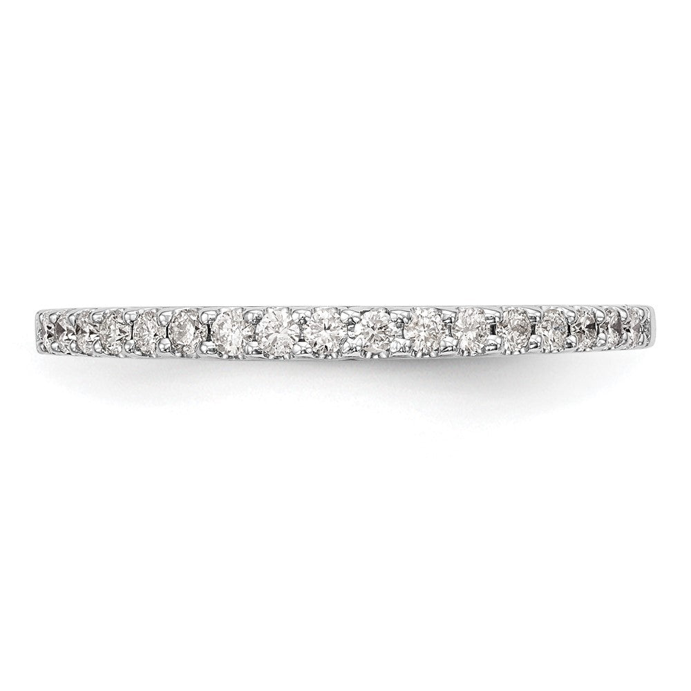 14K White Gold 1/3 carat Diamond Complete Wedding Band
