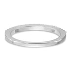 14K White Gold 1/3 carat Diamond Complete Wedding Band