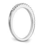 14K White Gold 1/3 carat Diamond Complete Wedding Band