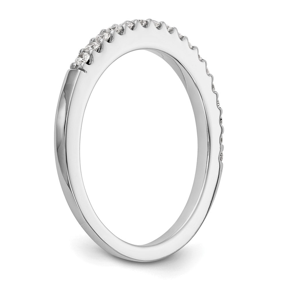 14K White Gold 1/3 carat Diamond Complete Wedding Band